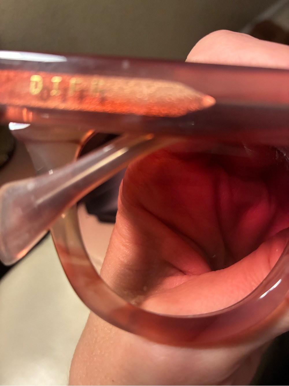 Diff Eyewear jagger Pink Cat-Eye Sunglasses - like new - Picture 5 of 8